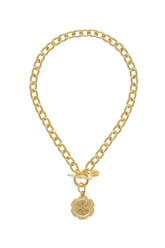 Susan Shaw Cabbageware Toggle Necklace