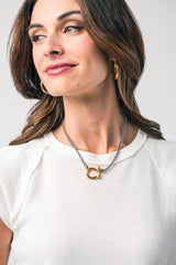 HoopLa Style Carabiner Horse Bit Necklace