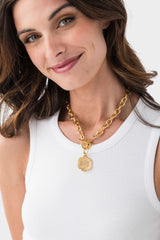 Susan Shaw Cabbageware Toggle Necklace