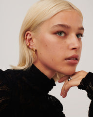 Beaded Waterfall Drop Earrings | 18k Gold Vermeil