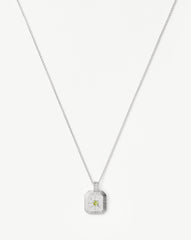August Birthstone Pendant Necklace | Peridot/August