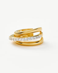 Celestial Pave Ear Cuff | 18k Gold Vermeil/Cubic Zirconia