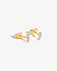 Celestial Pave Spike Stud Earrings | 18k Gold Vermeil/Cubic Zirconia