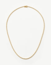 Classic Tennis Necklace | 18k Gold Vermeil Cubic Zirconia