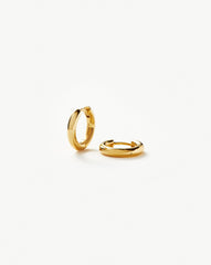 Classic Tunnel Mini Hoop Earrings | 18k Gold Plated