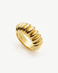 Claw Ridge Ring | 18k Gold Plated