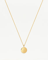Engravable Round Necklace