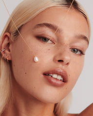 Fine Baroque Pearl Organic Pendant Necklace