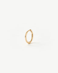 Fine Classic Single Mini Hoop Earring