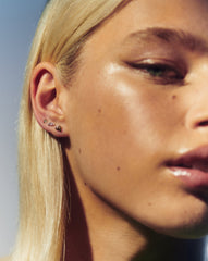 Fine Diamond Heart Stud Earrings