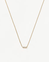 Fine Diamond Solitaire Trio Necklace