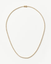 Fine Diamond Tennis Necklace | 14k Solid Gold Diamond