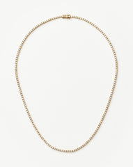 Fine Diamond Tennis Necklace | 14k Solid Gold Diamond