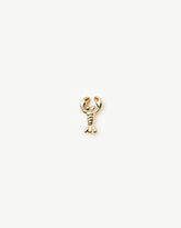 Fine Lobster Single Stud Earring | 14k Solid Gold