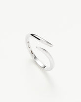 Fine Open Claw Ring | 14k White Gold