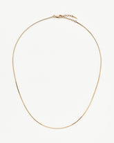 Fine Square Snake Chain Necklace