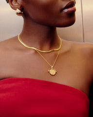 Flat Snake Chain Necklace