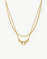 Harris Reed In Good Hands Chain Necklace Set | 18k Gold Plated