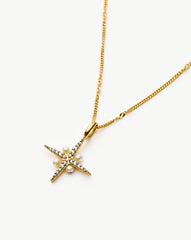Harris Reed North Star Pearl Necklace | 18k Gold Vermeil/Pearl