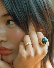 Harris Reed Openness Ring | 18k Gold Vermeil/Pearl