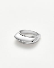 Hera Dome Stacking Ring | Sterling Silver