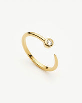 Interstellar Ring | 18k Gold Vermeil/Cubic Zirconia