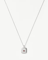 January Birthstone Pendant Necklace | Garnet/January