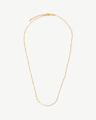 Long Bobble Chain Necklace | 18k Gold Vermeil