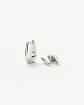 Lucy Williams Arco Small Hoop Earrings | Sterling Silver