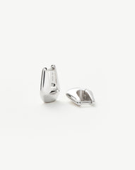 Lucy Williams Arco Small Hoop Earrings | Sterling Silver