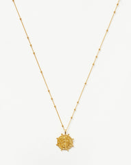 Lucy Williams Beaded Coin Necklace