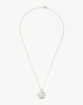 Lucy Williams Long Engravable Roman Arc Coin Necklace