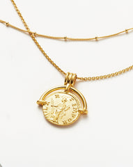 Lucy Williams Roman Arc Chain Necklace Set | 18k Gold Vermeil