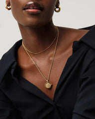 Lucy Williams Roman Arc Chain Necklace Set | 18k Gold Vermeil