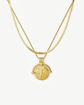 Lucy Williams Roman Arc & Snake Necklace Set | 18k Gold Plated / 18k Gold Plated Vermeil