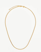 Lucy Williams Short Square Snake Chain Necklace
