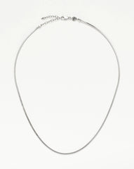 Lucy Williams Short Square Snake Chain Necklace