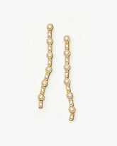 Lucy Williams Tennis Large Drop Earrings | 18k Gold Vermeil