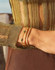 Magma Gemstone Charm Bracelet | 18k Recycled Gold Vermeil on Recycled Sterling Silver