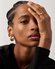 Magma Gemstone Stacking Ring | 18k Recycled Gold Vermeil on Recycled Sterling Silver