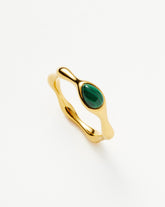 Magma Gemstone Stacking Ring | 18k Recycled Gold Vermeil on Recycled Sterling Silver