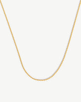 Medium Rope Chain Necklace | 18k Gold Vermeil