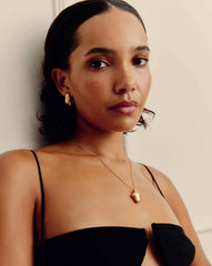 Message in a Bottle Heart Pendant Necklace | 18k Gold Plated