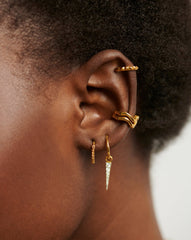 Mini Helical Hoop Earrings