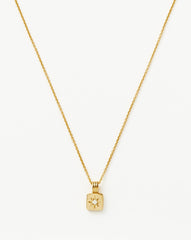 Mini Star Ridge Pendant Necklace | 18k Gold Vermeil