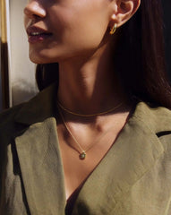 Mini Star Ridge Pendant Necklace | 18k Gold Vermeil