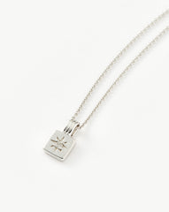 Mini Star Ridge Pendant Necklace | Sterling Silver