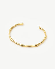 Molten Cuff Bracelet | 18k Gold Plated