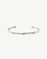 Molten Cuff Bracelet | Silver Plated