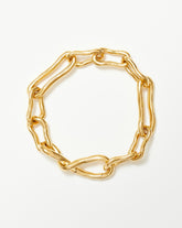 Molten Twisted Infinity Chain Bracelet